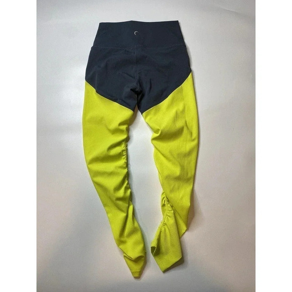 ZYIA Active Size 4 Parallel Luxe Leggings Ruched Two Tone Pull On Yoga hi-rise - Picture 6 of 7